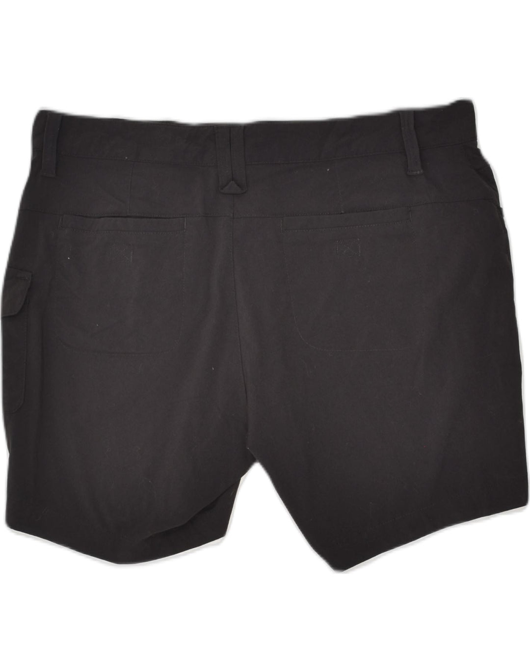 EDDIE BAUER Womens Cargo Shorts US 8 Medium W36 Black Nylon | Vintage Eddie Bauer | Thrift | Second-Hand Eddie Bauer | Used Clothing | Messina Hembry 