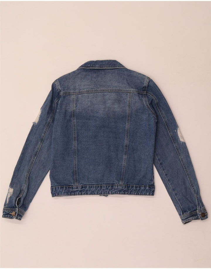 Jaqueta Jeans Lipsy Menina 13-14 Anos Azul Algodão
