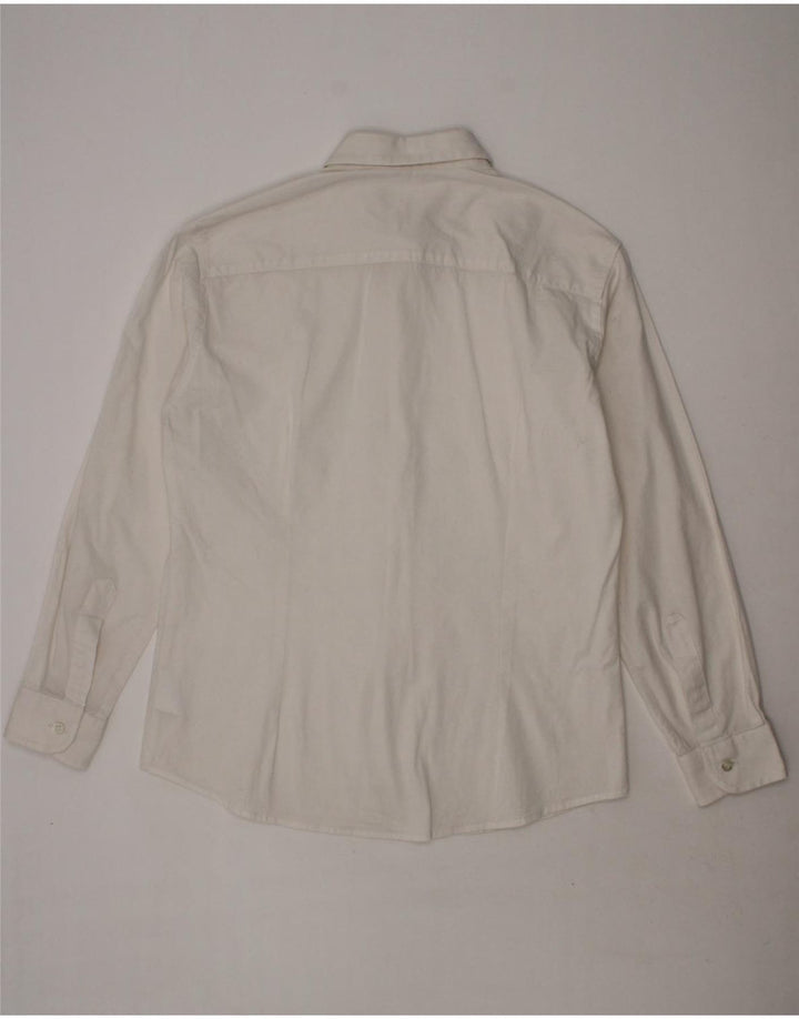 VINTAGE Boys Shirt 9-10 Years White Cotton Vintage Vintage and Second-Hand Vintage from Messina Hembry 