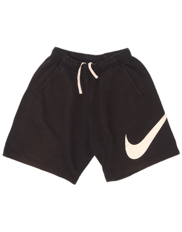 Shorts esportivos gráficos masculinos Nike pequenos de algodão preto