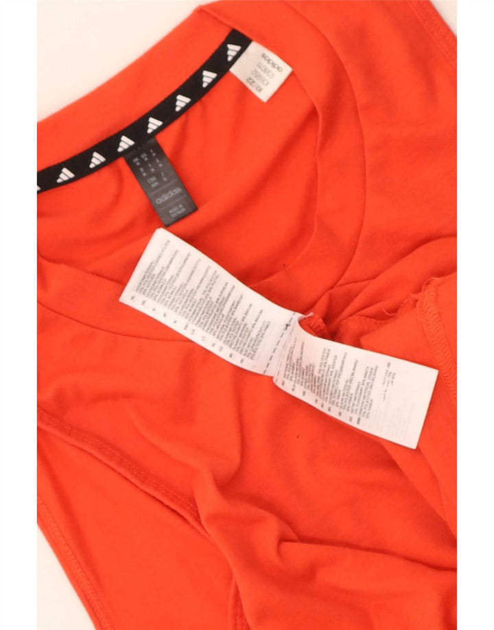 Adidas Mens Aeroready Vest Top Médio Laranja Poliéster