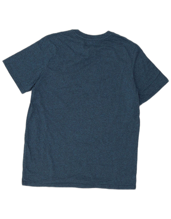 Camiseta gráfica masculina Superdry Top grande azul manchado