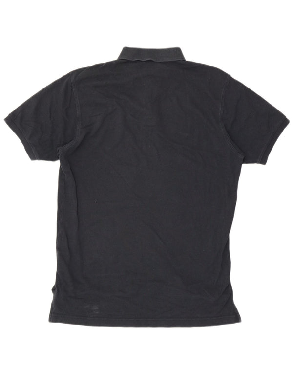 Camisa polo masculina Gant grande algodão preto