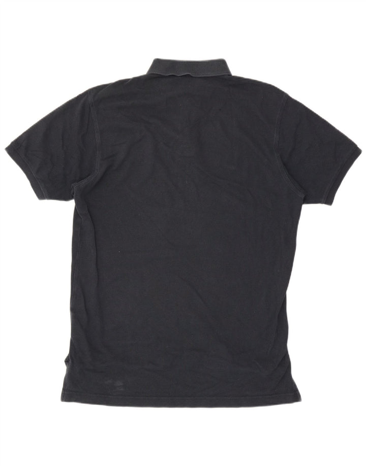 Camisa polo masculina Gant grande algodão preto