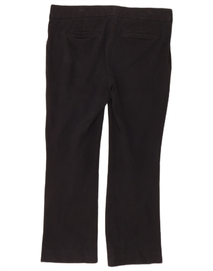 J. Crew Calça feminina Campbell Bootcut cortada US 4 pequena W32 L25 preta