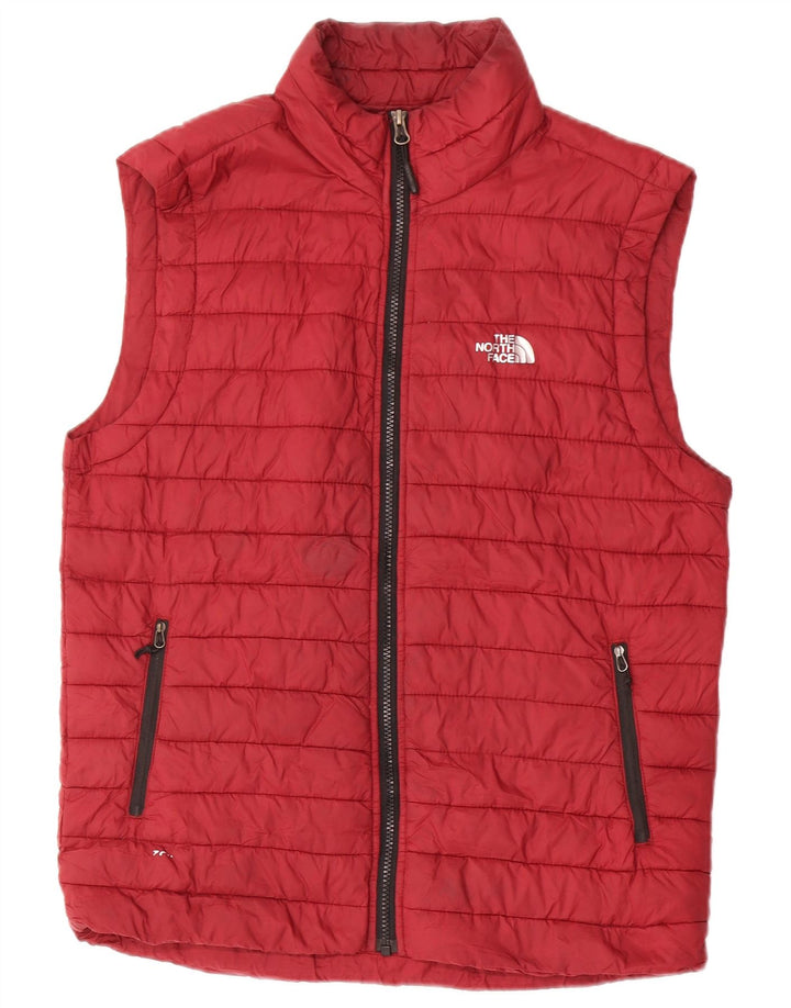 Colete acolchoado masculino The North Face UK 38 poliéster marrom médio