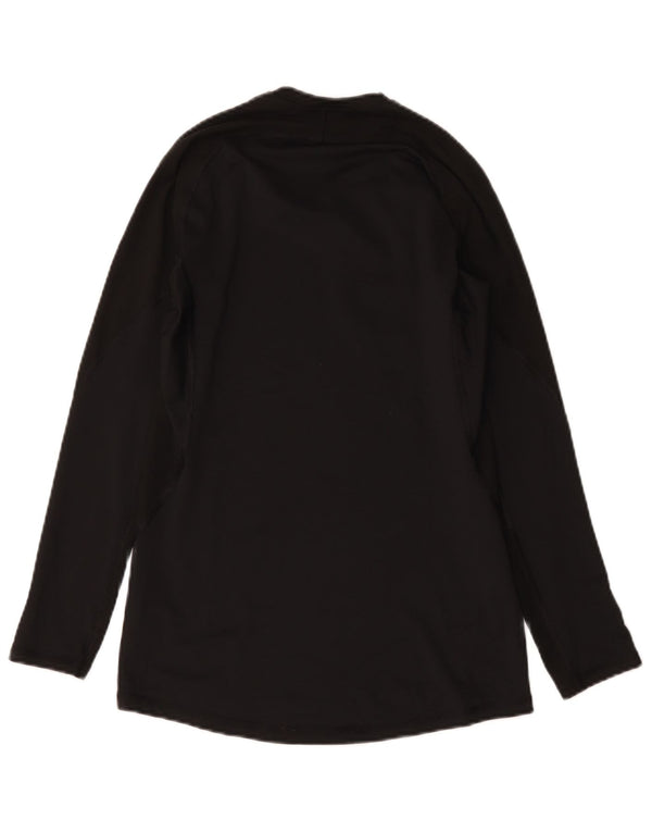 Adidas Feminino Climacool Graphic Top Manga Longa Reino Unido 12 Médio Preto