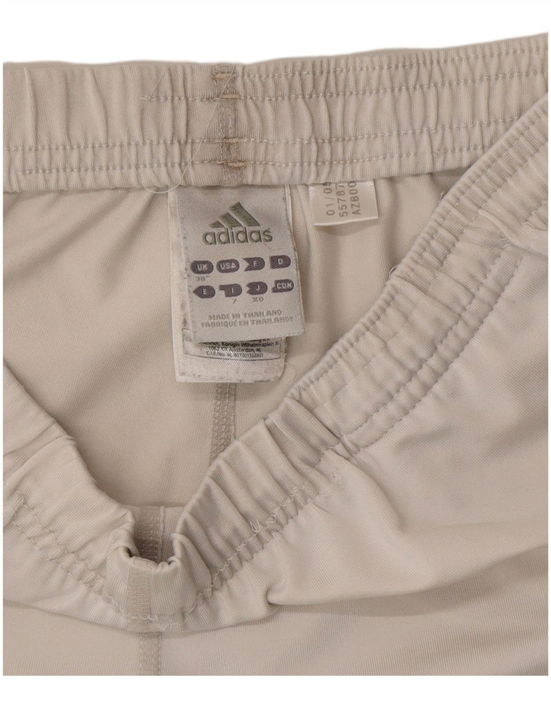 Shorts esportivos masculinos Adidas XL branco poliéster