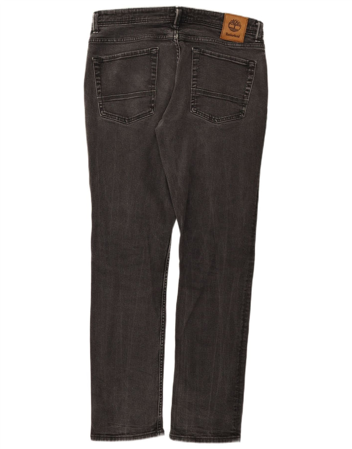 Timberland Jeans Slim Feminino W32 L32 Algodão Cinza