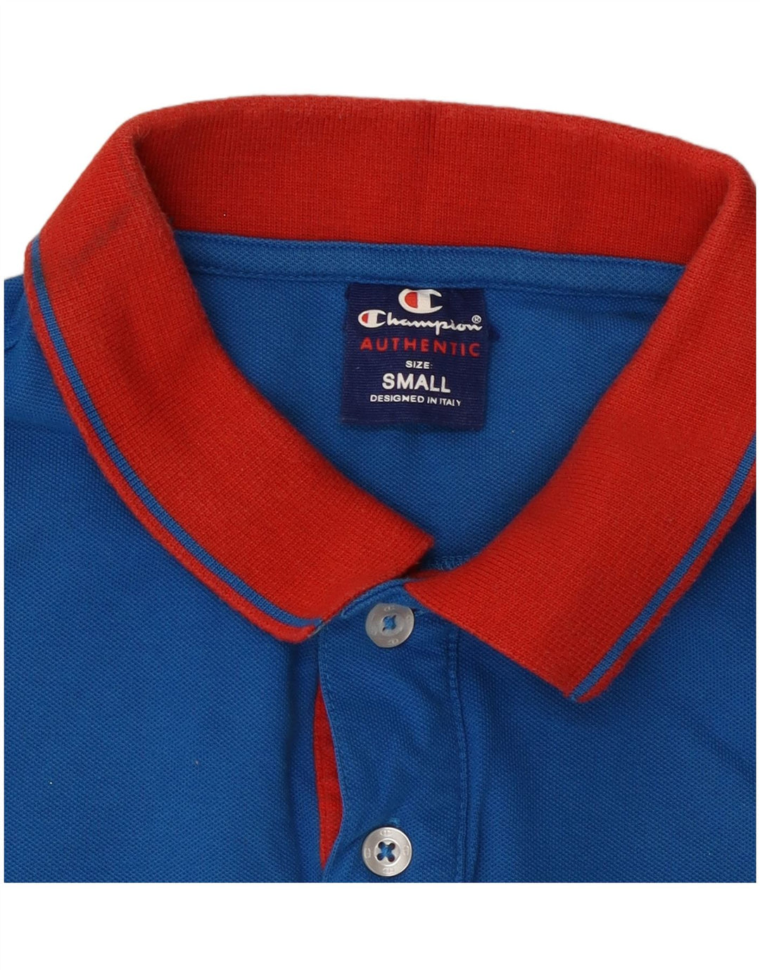 Camisa polo feminina CHAMPION UK 10 pequena azul