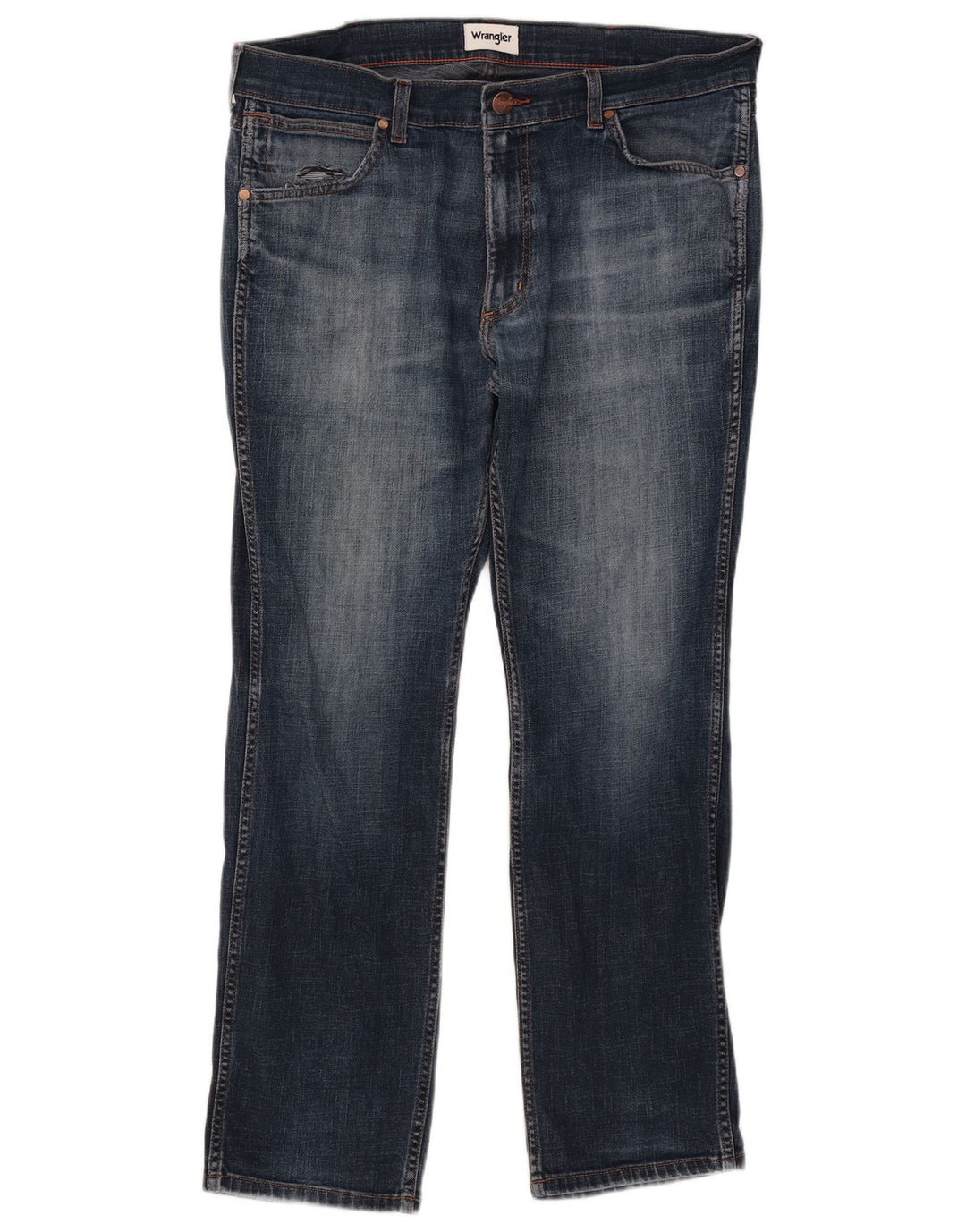 Wrangler Mens Jeans Slim W35 L29 Azul Marinho