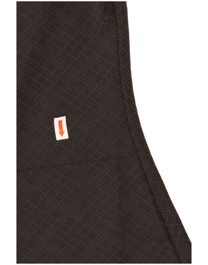 ADIDAS Womens Climacool Polo Shirt UK 10 Small Black Geometric Poliéster