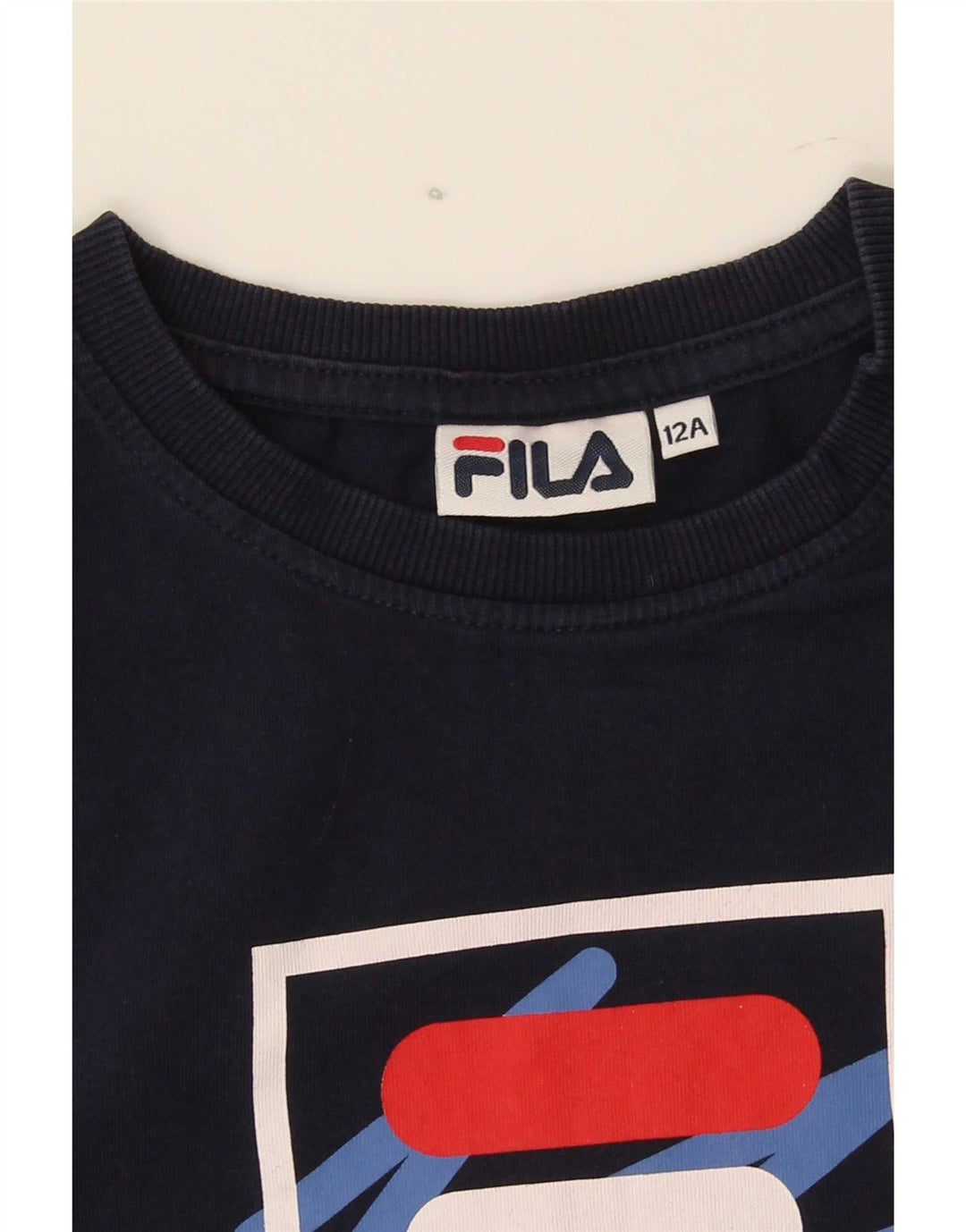 Top Fila Boys Graphic T-Shirt 11-12 Anos Azul Marinho
