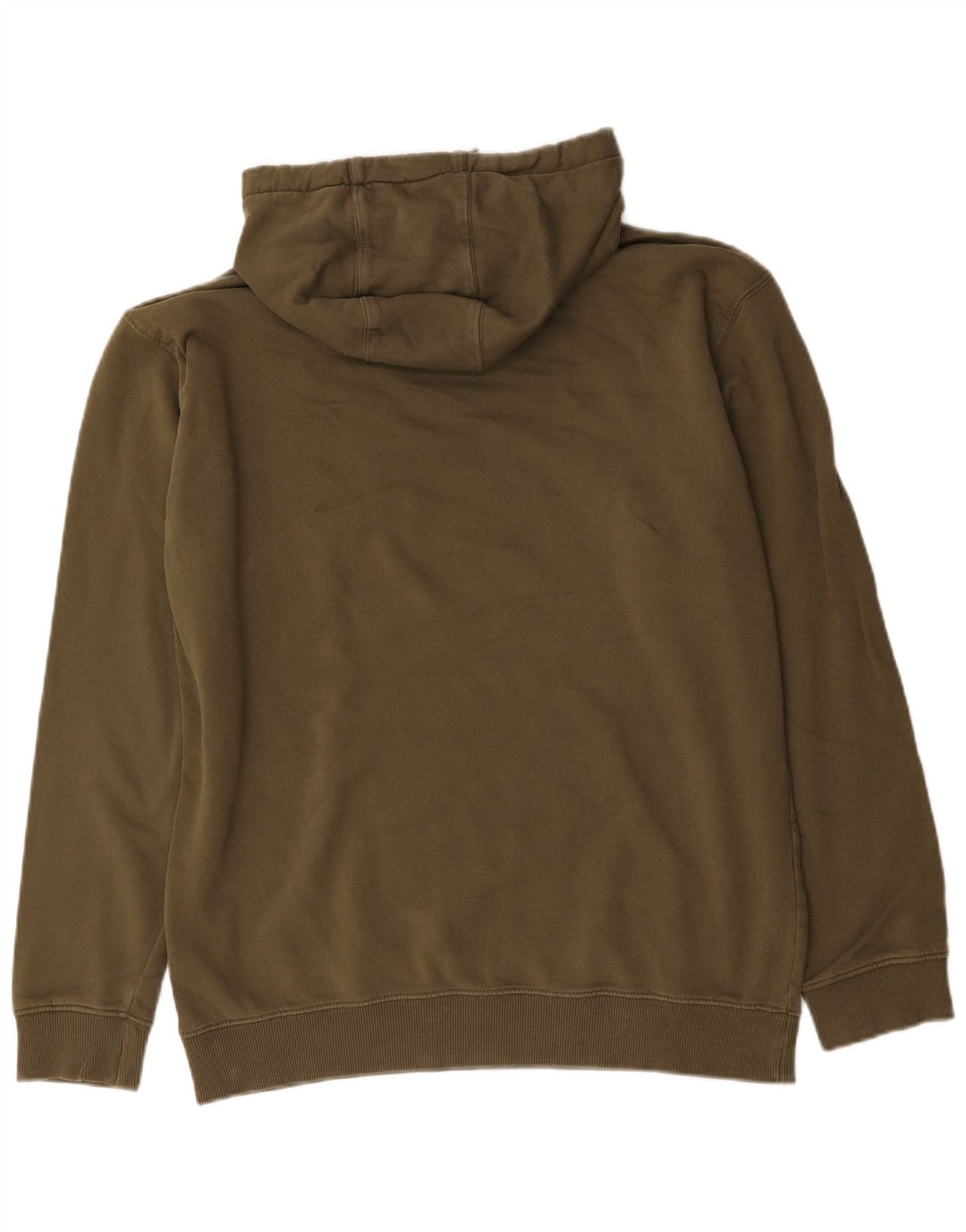Vans masculino gráfico moletom com capuz grande algodão cáqui