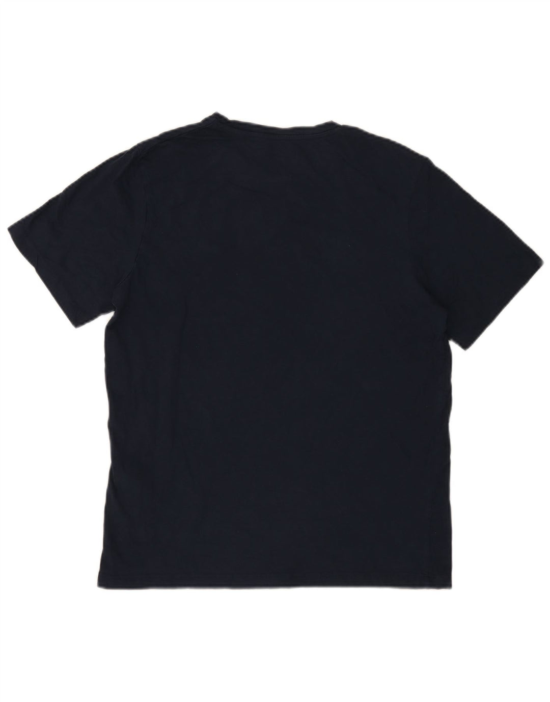 Camiseta gráfica masculina Jack & Jones Top médio algodão azul marinho