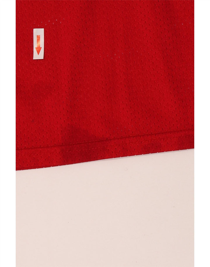 Russell Athletic Boys Jersey Top 14-15 Anos Grande Poliéster Vermelho
