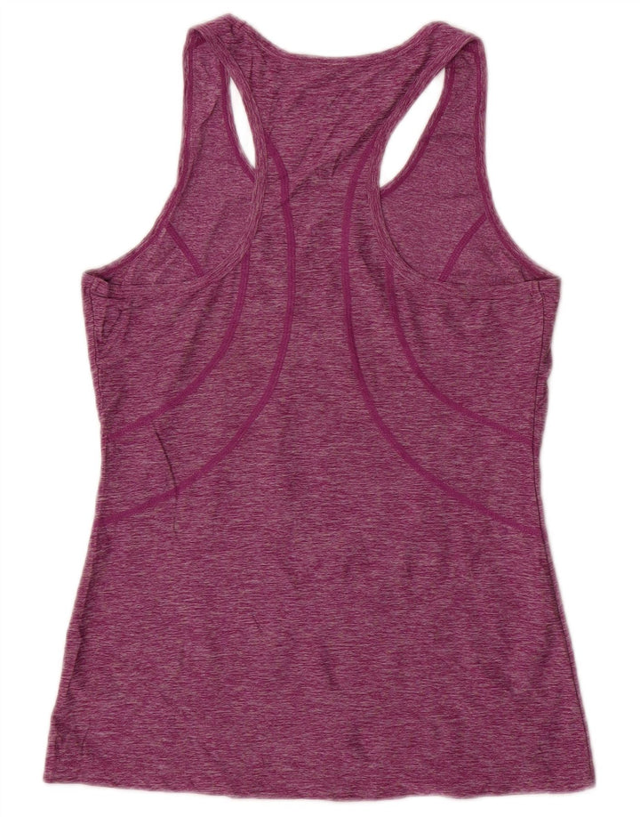 Colete feminino REEBOK UK 6 XS poliéster manchado roxo