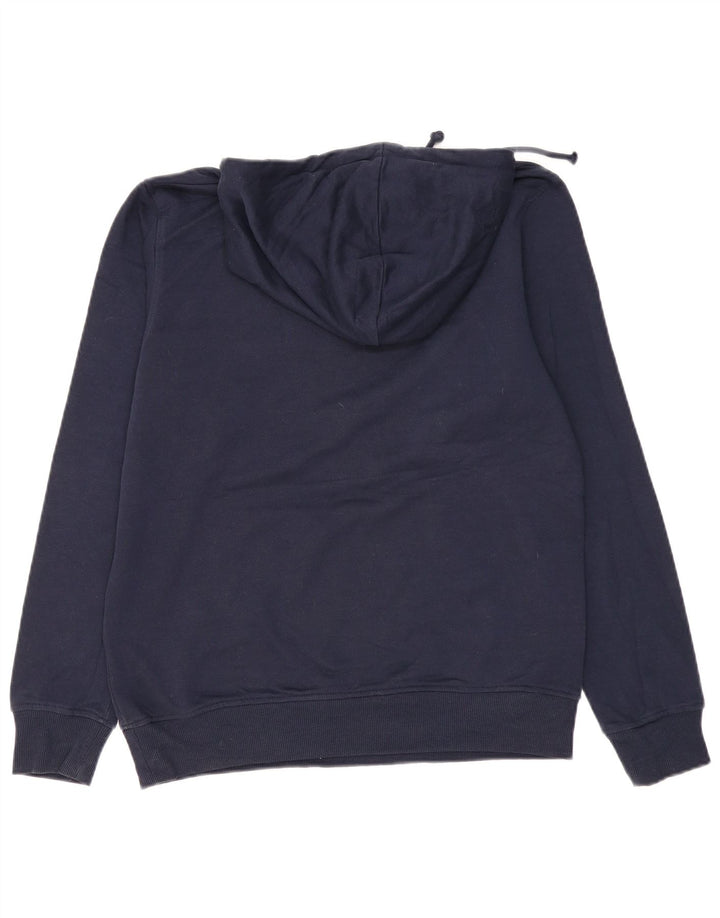 Jack & Jones moletom com capuz masculino grande poliéster azul marinho
