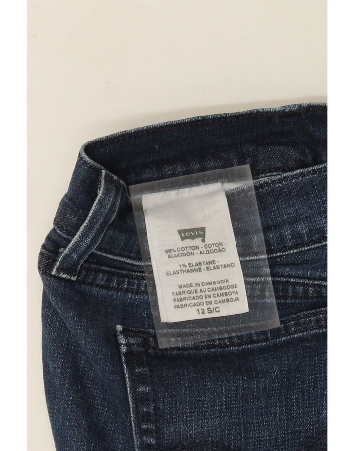 Calça jeans feminina Bootcut LEVI'S US 12 grande W32 L29 algodão azul