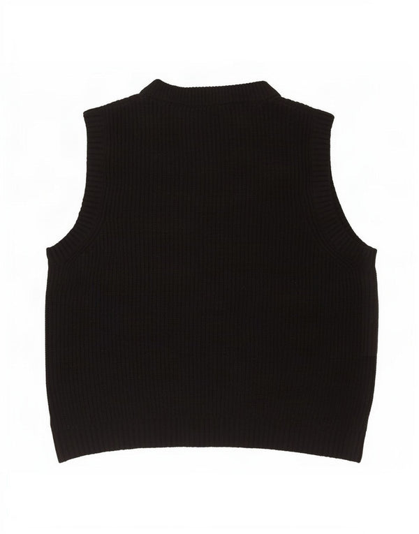 Regata masculina Marks & Spencer com colete médio de poliéster preto