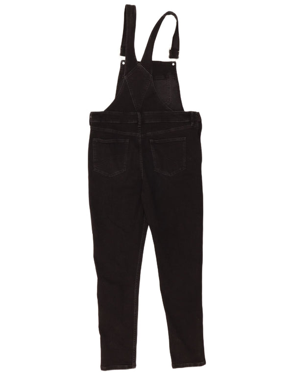 Macacão feminino Fat Face skinny jeans UK 14 grande W36 L29 algodão preto