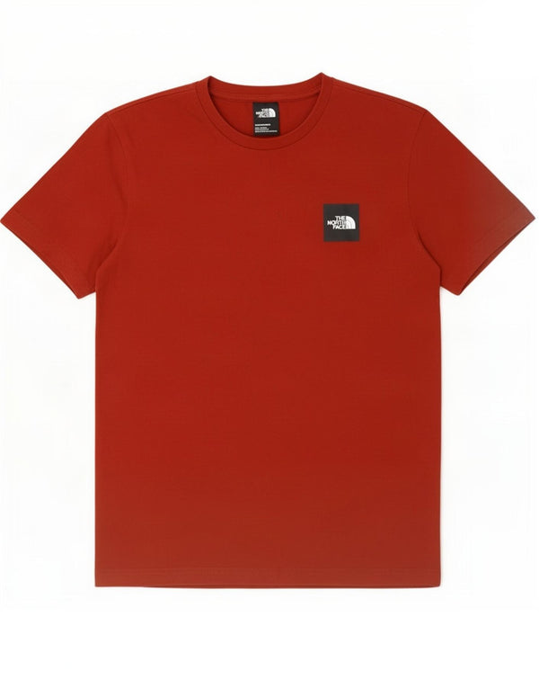 Camiseta gráfica masculina The North Face XS algodão vermelho