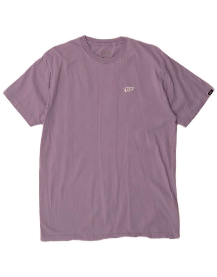 Camiseta masculina Vans Classic Fit Top Médio Roxo Algodão