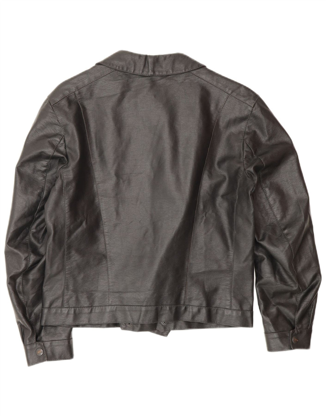 Jaqueta masculina vintage de couro para motociclista UK 38 média preta