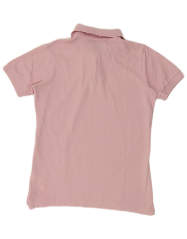 Camisa polo feminina Kappa UK 14 grande algodão rosa