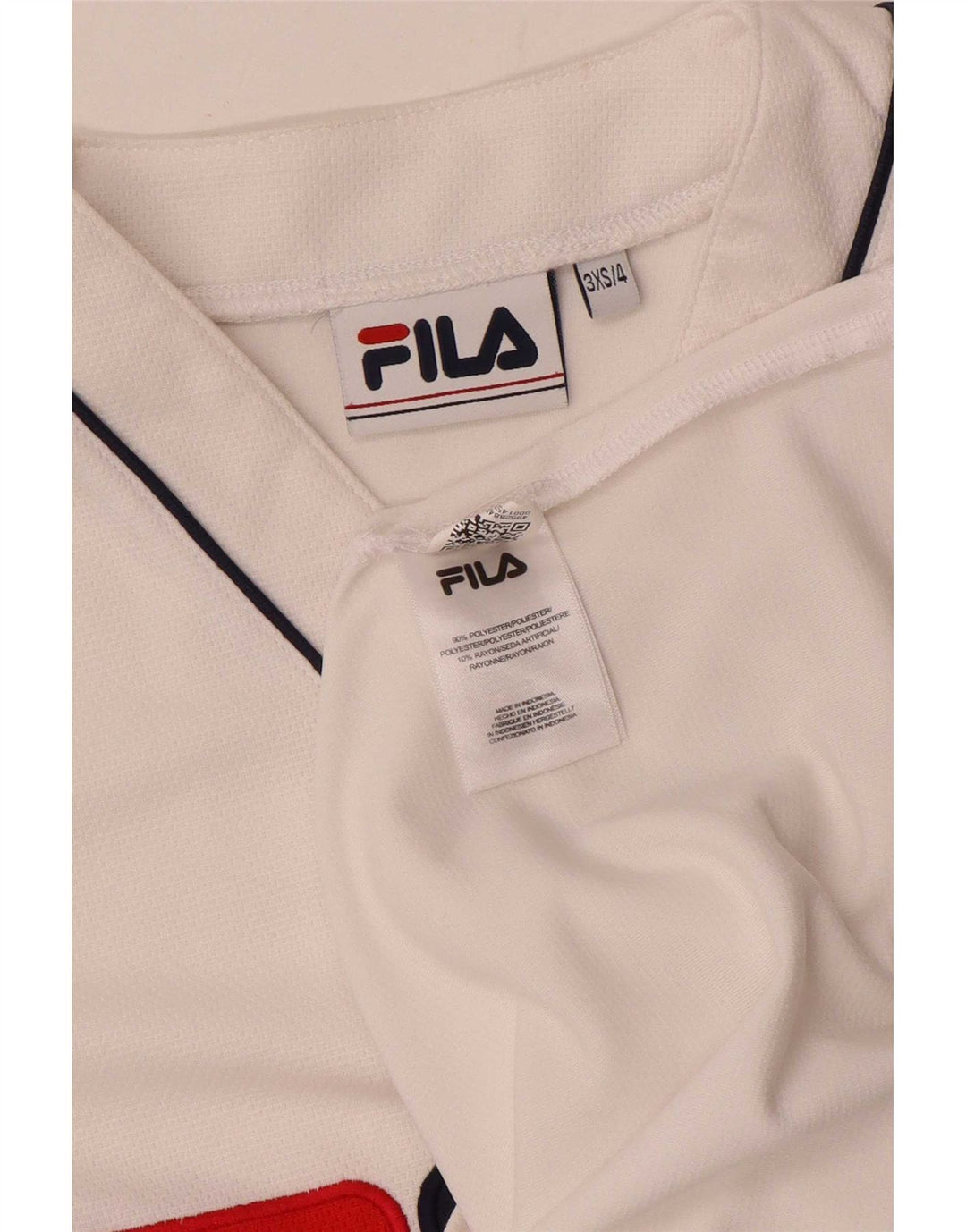 Fila Mens Graphic Jersey Top 2XS Branco Colourblock Poliéster
