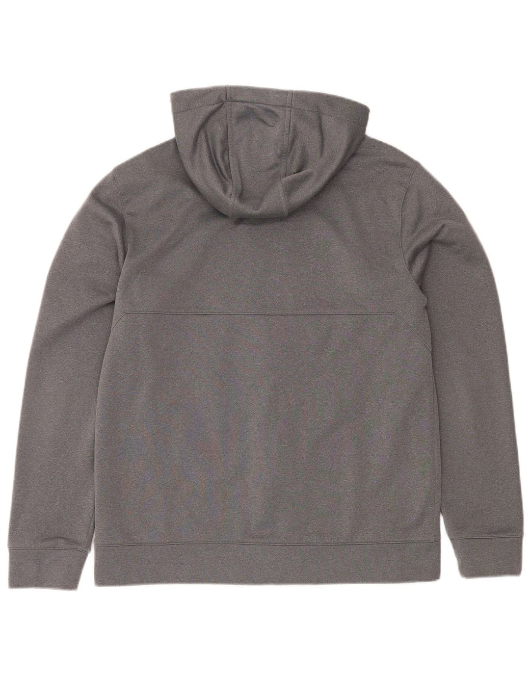 Suéter masculino com capuz e zíper The North Face poliéster cinza médio