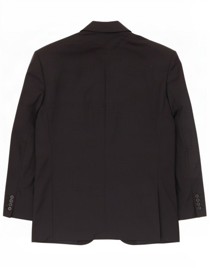 Jaqueta blazer masculina de 2 botões Marks & Spencer Reino Unido 40 médio azul marinho nova lã