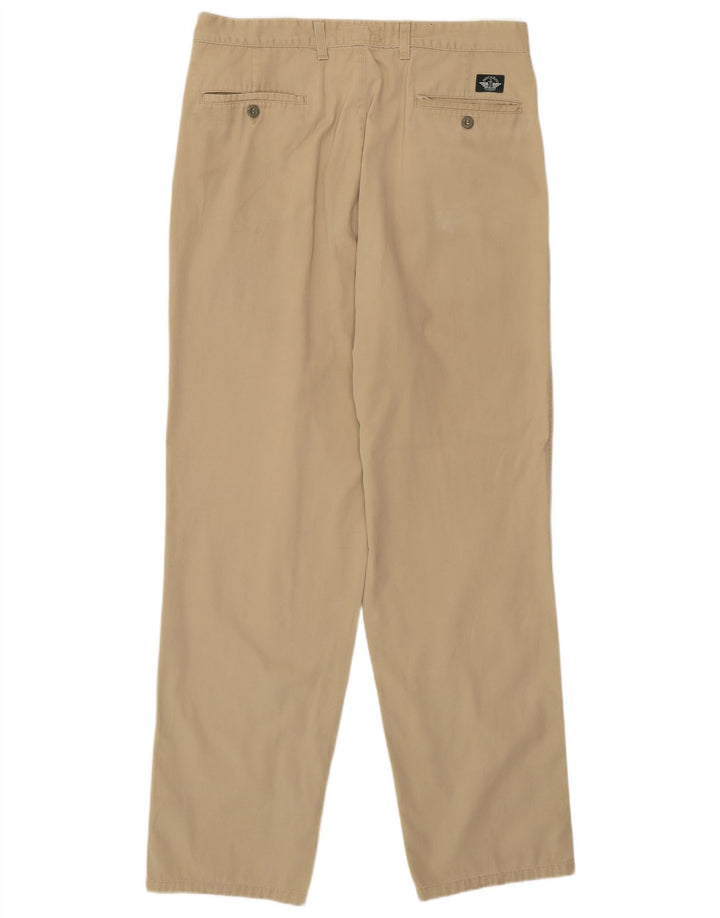 Calça Chino masculina DOCKERS cáqui com pegged W36 L34 bege