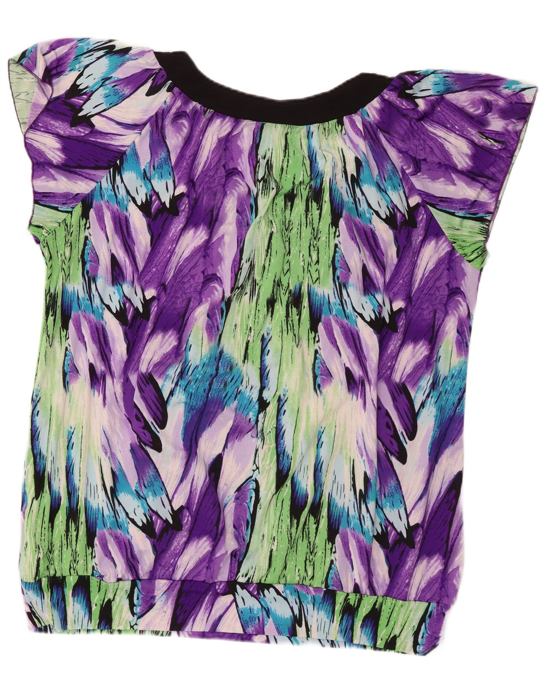 Blusa feminina Marks & Spencer Autograph Top Reino Unido 18 XL Roxo