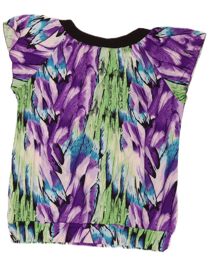 Blusa feminina Marks & Spencer Autograph Top Reino Unido 18 XL Roxo