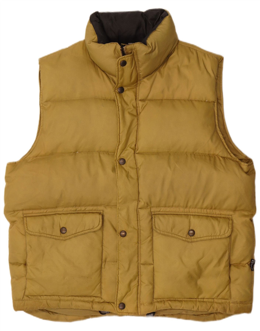 Colete acolchoado masculino Brugi IT 54 2XL poliamida amarela