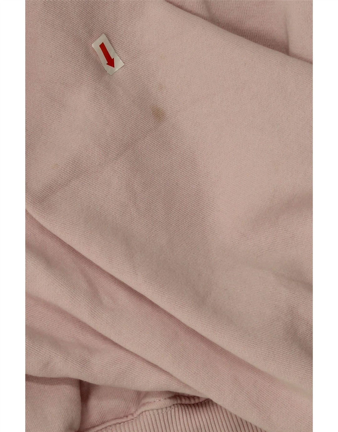Zara Womens Crop Oversized Moletom Jumper Reino Unido 14 Médio Algodão Rosa