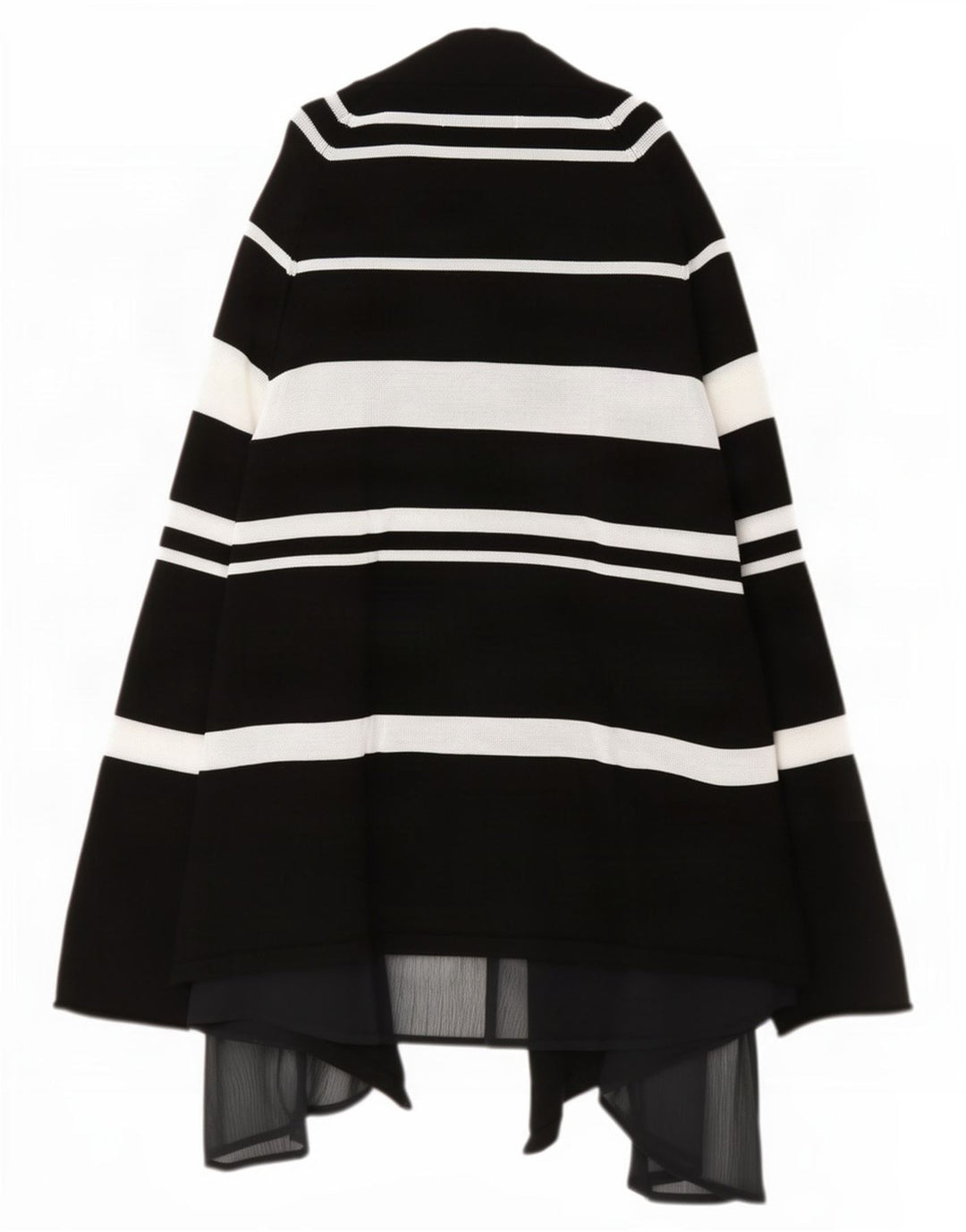 Marks & Spencer Womens Per Una Cardigan Assimétrico Top Reino Unido 16 Grande Preto