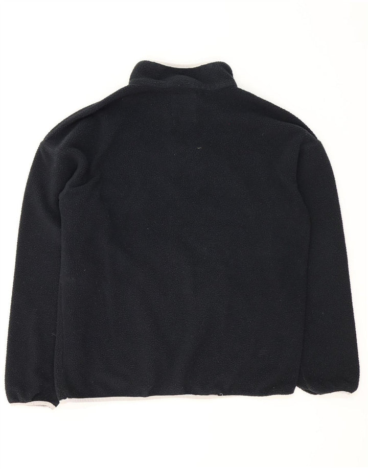 Columbia Suéter masculino de lã com gola redonda e poliéster grande preto
