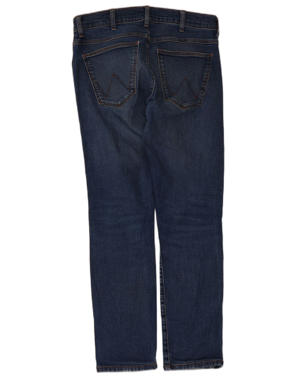 Wrangler Mens Larston Slim Jeans W30 L28 Azul Algodão