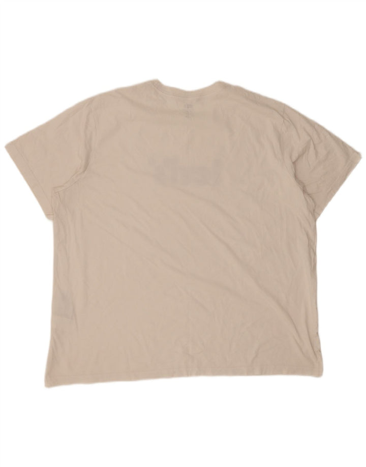 Camiseta masculina Levi's Relaxed Graphic Top XL de algodão branco