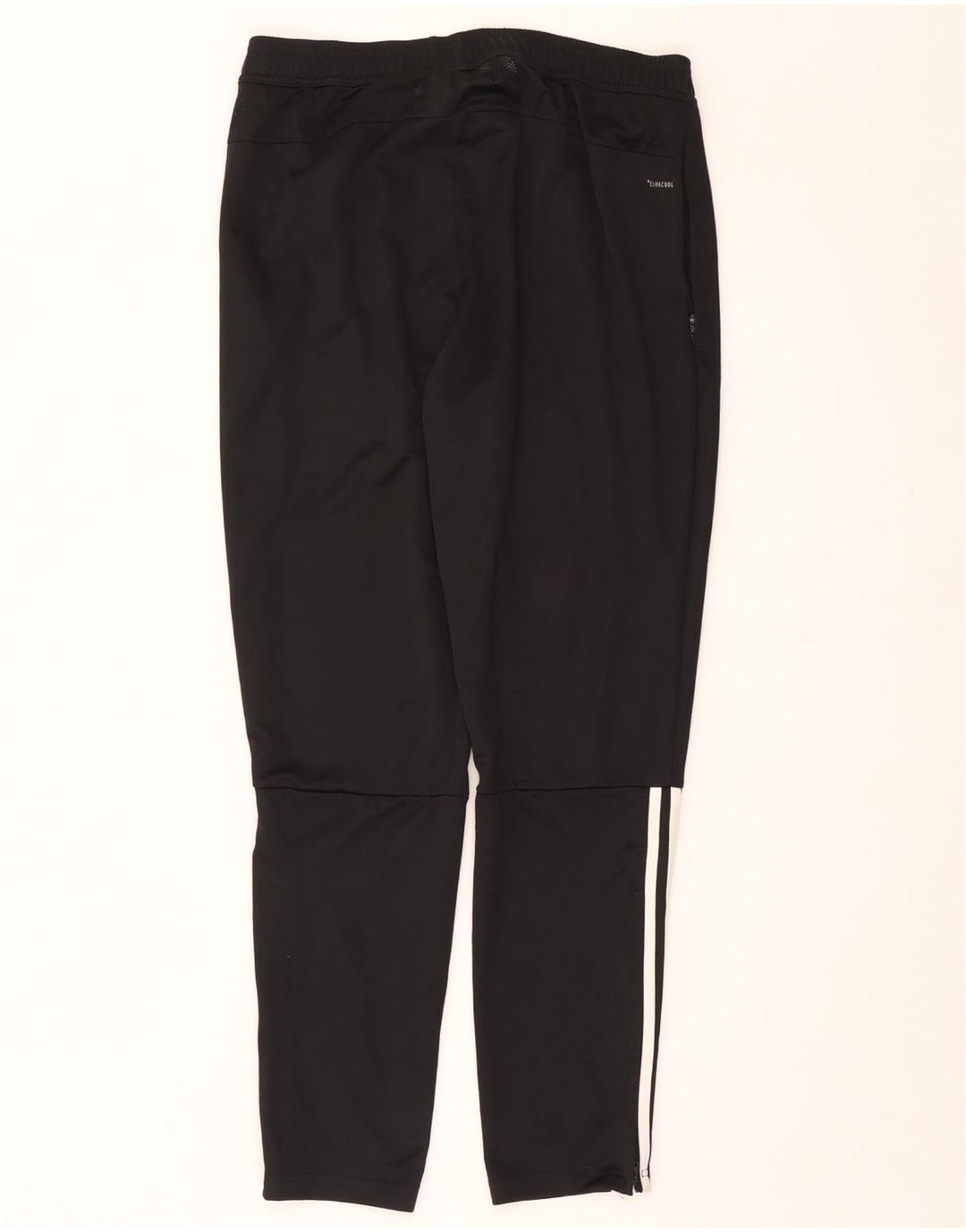 Calça de treino masculina Adidas grande poliéster preto