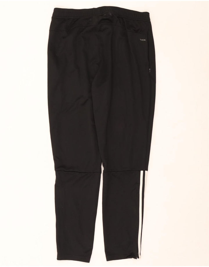 Calça de treino masculina Adidas grande poliéster preto