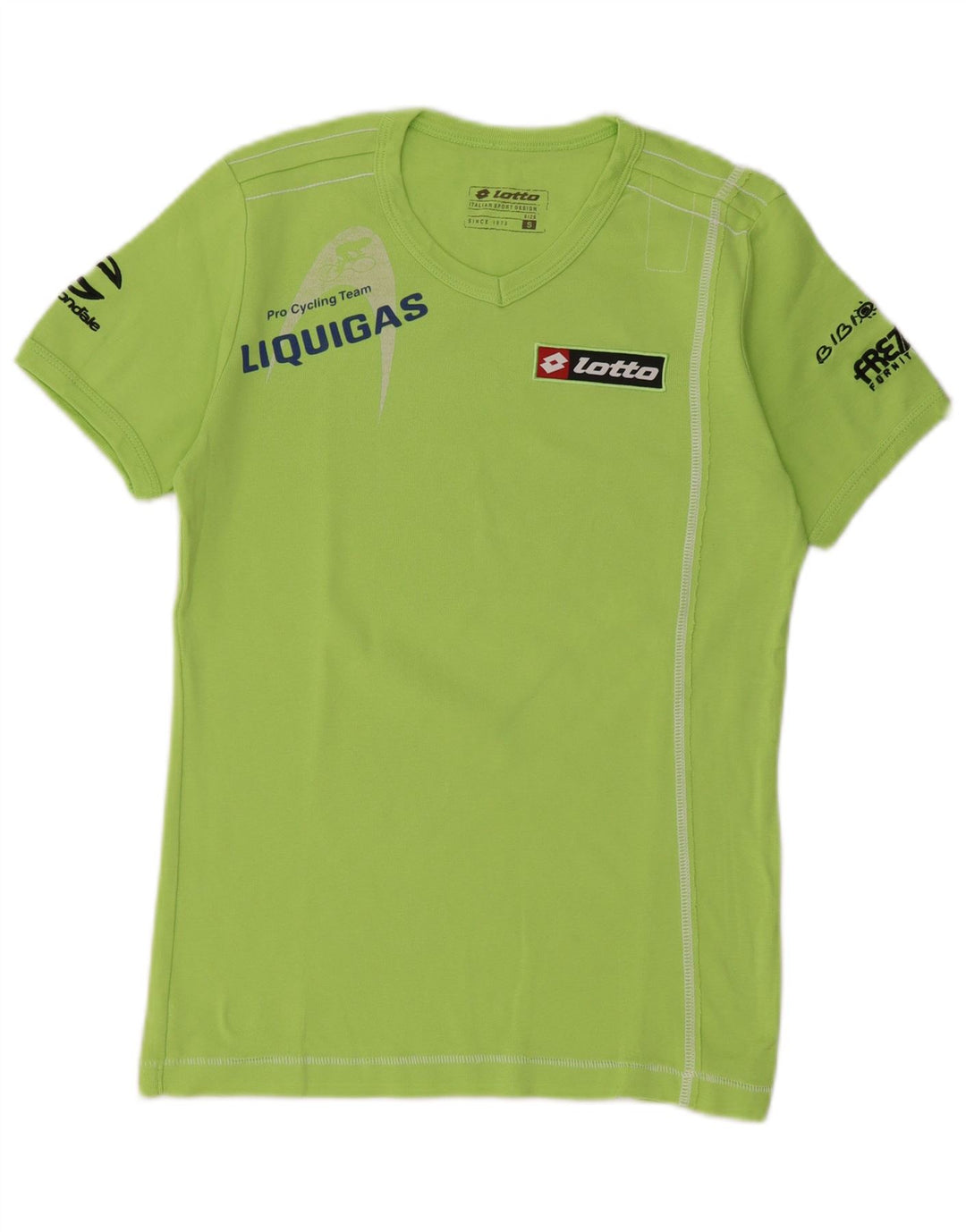 Camiseta feminina gráfica Lotto UK 10 pequena verde