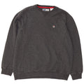 FILA Moletom Masculino Jumper Grande Algodão Cinza