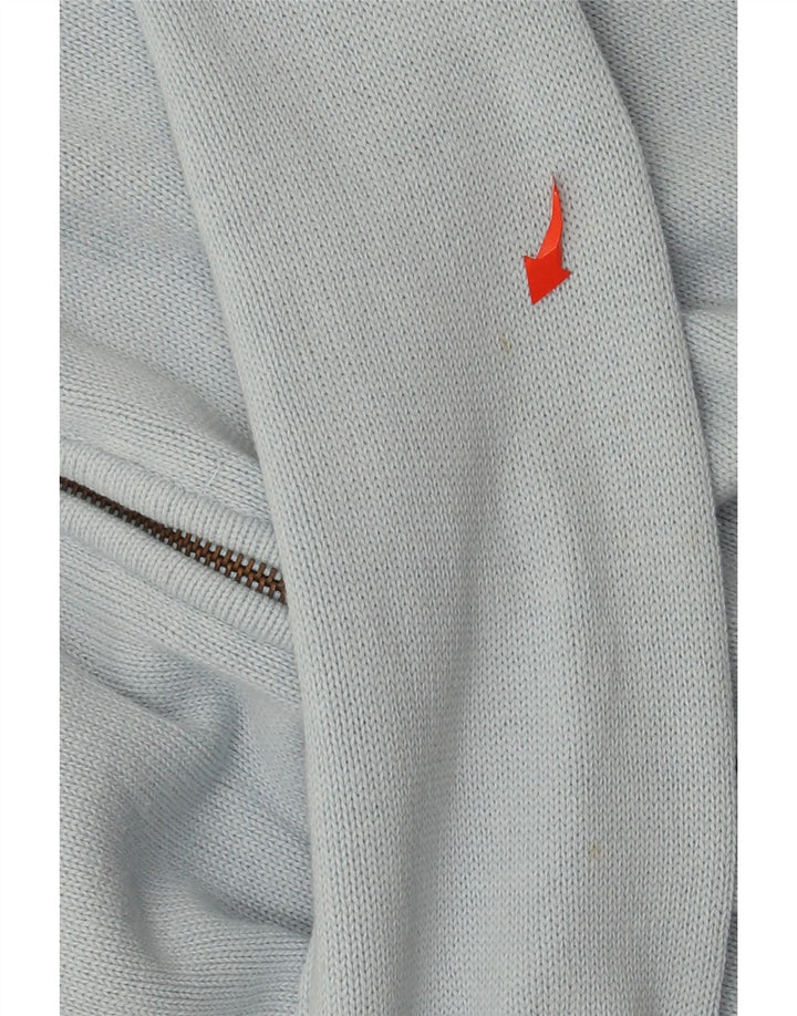 Suéter cardigã masculino ARMATA DI MARE algodão azul médio