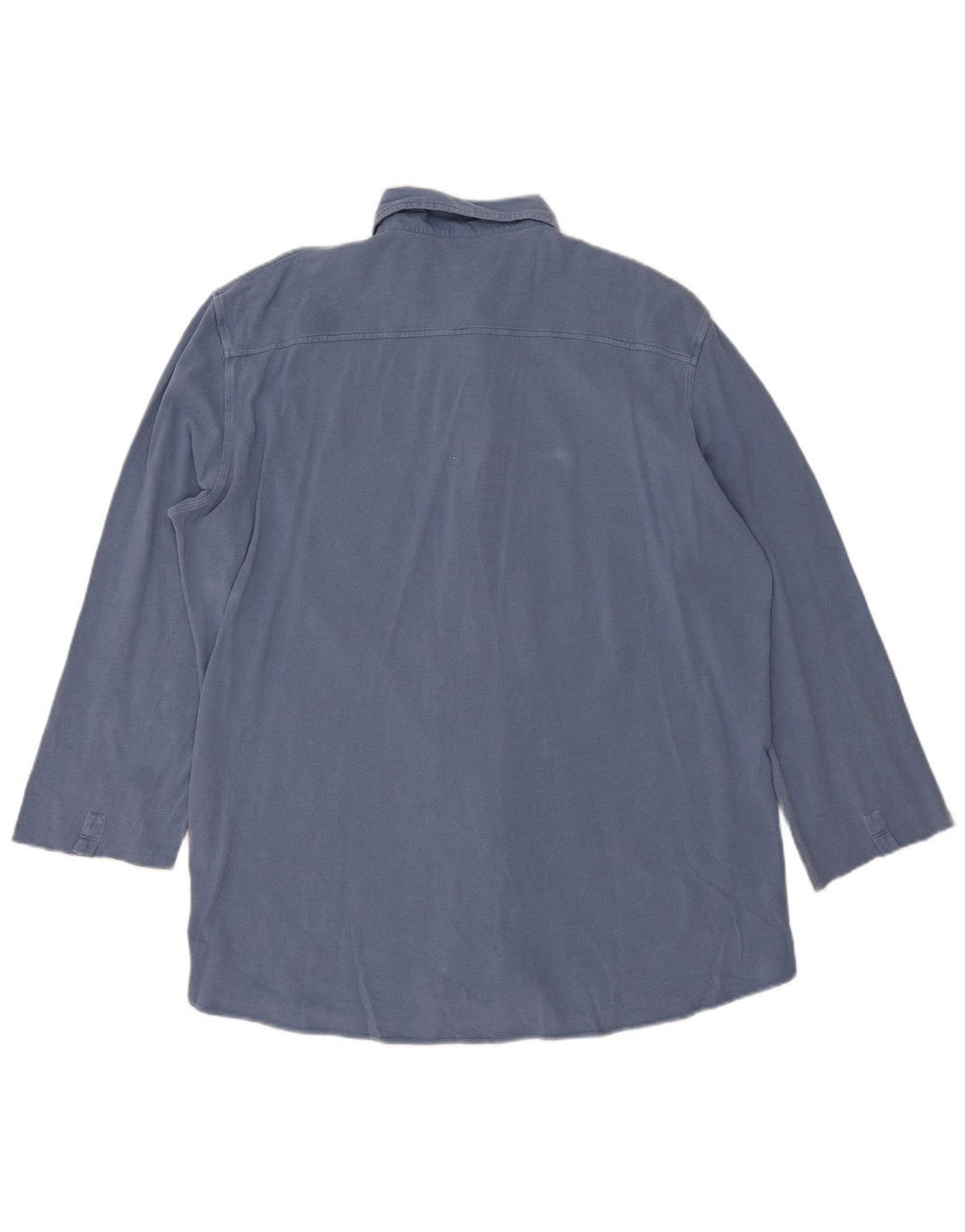 Camisa masculina Fay manga 3/4 2XL algodão azul