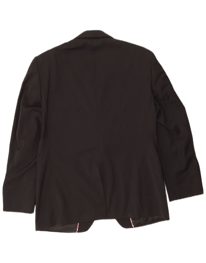 Jaqueta Blazer Marks & Spencer Masculina Autograph 2 Botões Reino Unido 38 Médio Preto