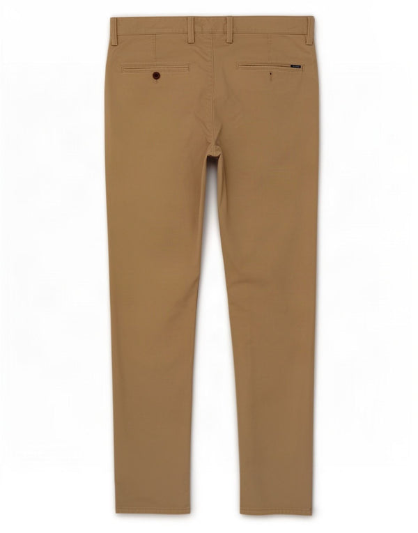 Calça Chino Masculina Slim Gant W32 L30 Algodão Bege