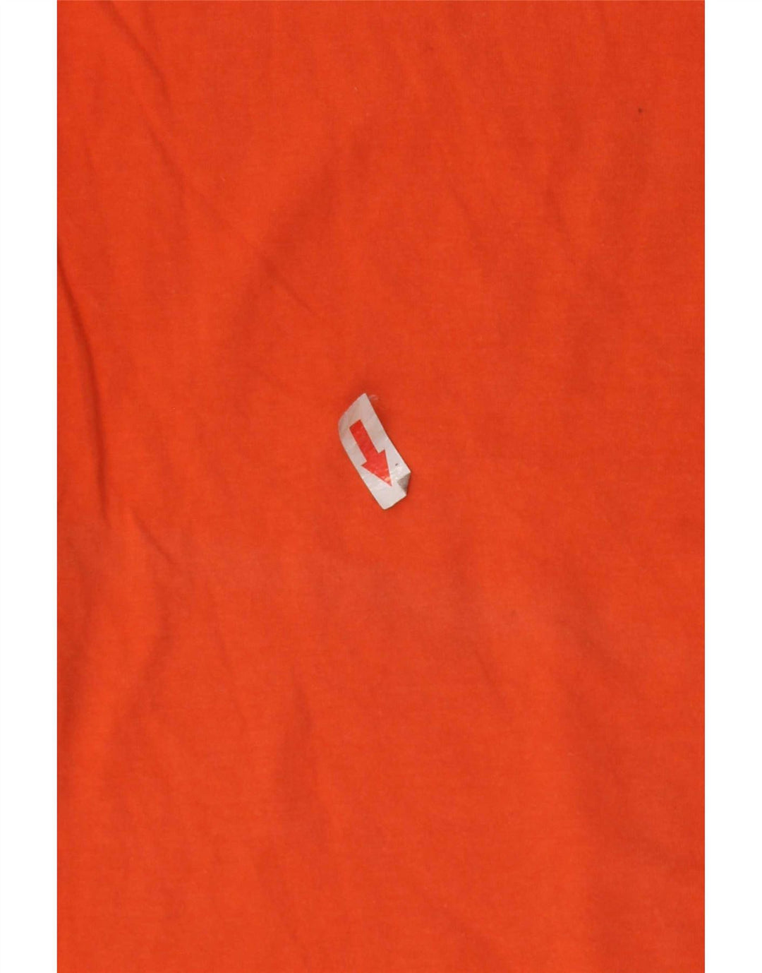Fila Mens Graphic T-Shirt Top Médio Algodão Listrado Laranja